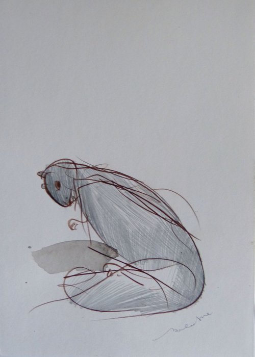 The Field Mouse 1, 29x41 cm - EXCLUSIVE to AF by Frederic Belaubre
