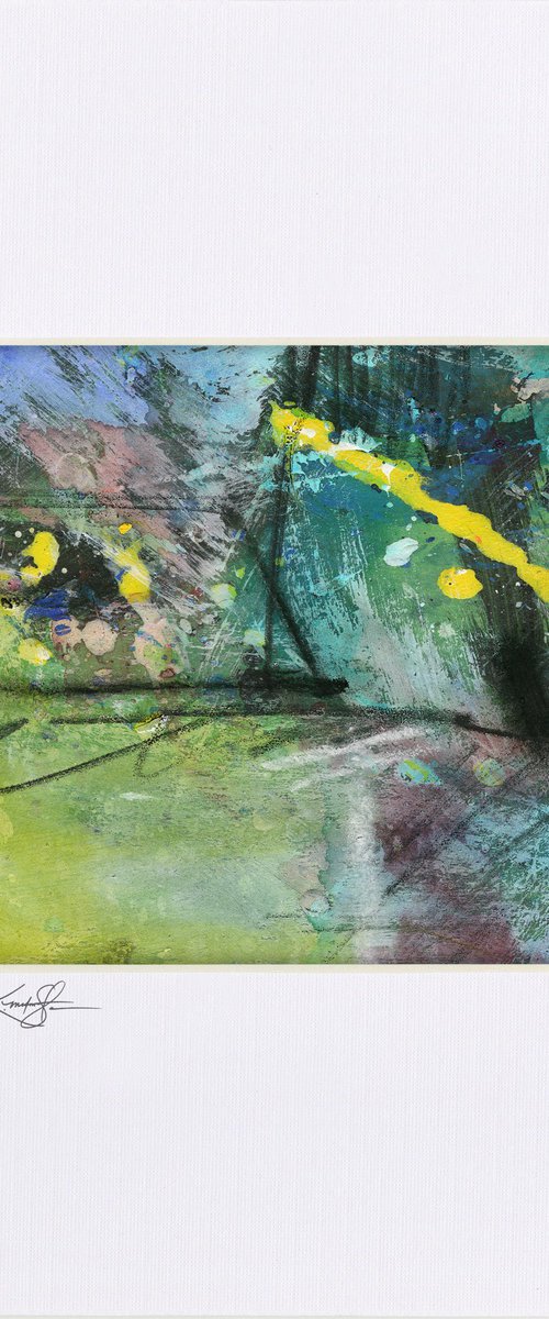Mixed Media Abstract 11 by Kathy Morton Stanion