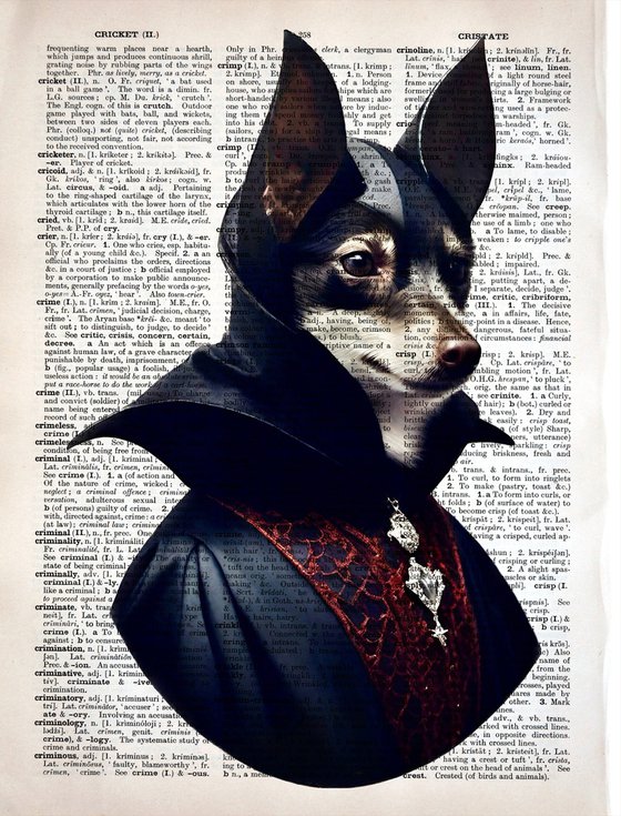 Dracula Dressed Dog