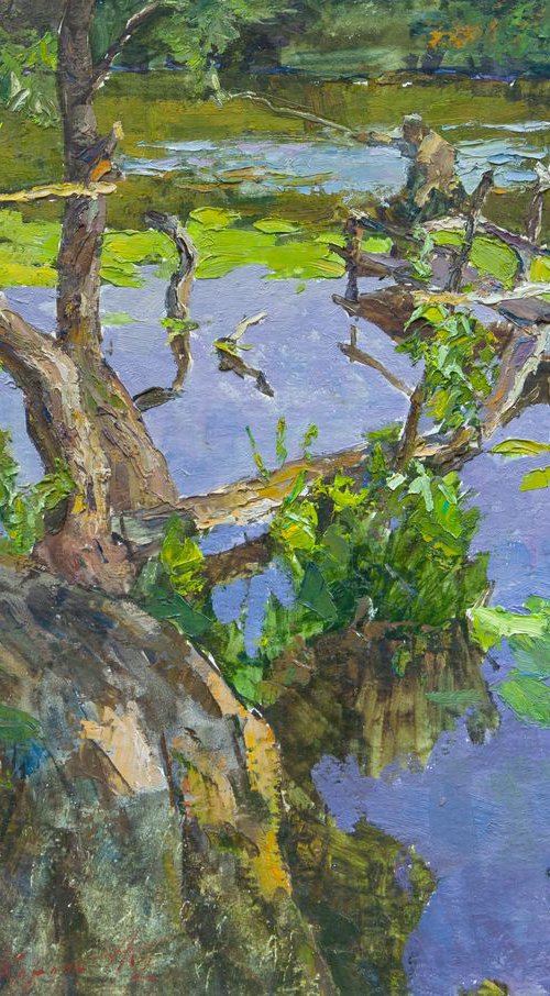 Fisherman |44x58 sm| by Aleksandr Korol