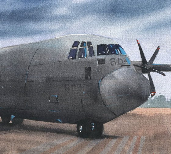 Airplane Lockheed MC-130 Air Force