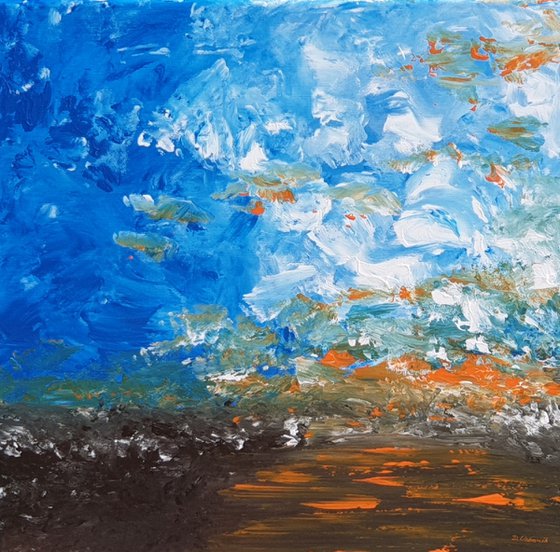 Landscape with a lake 1