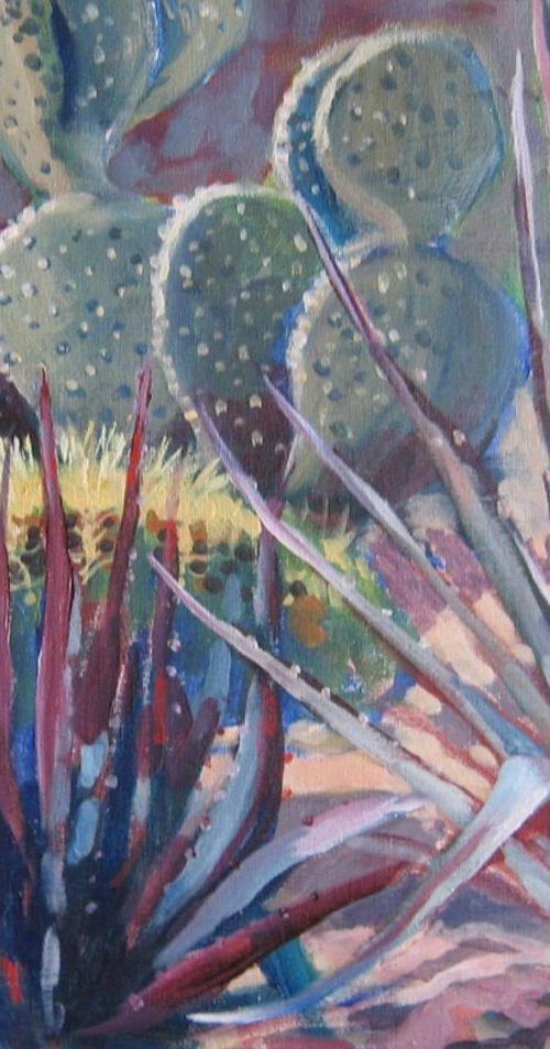 Arizona cactus by Edward  Abela