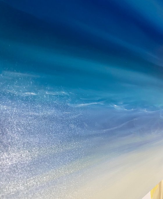 Turquoise ocean, waves