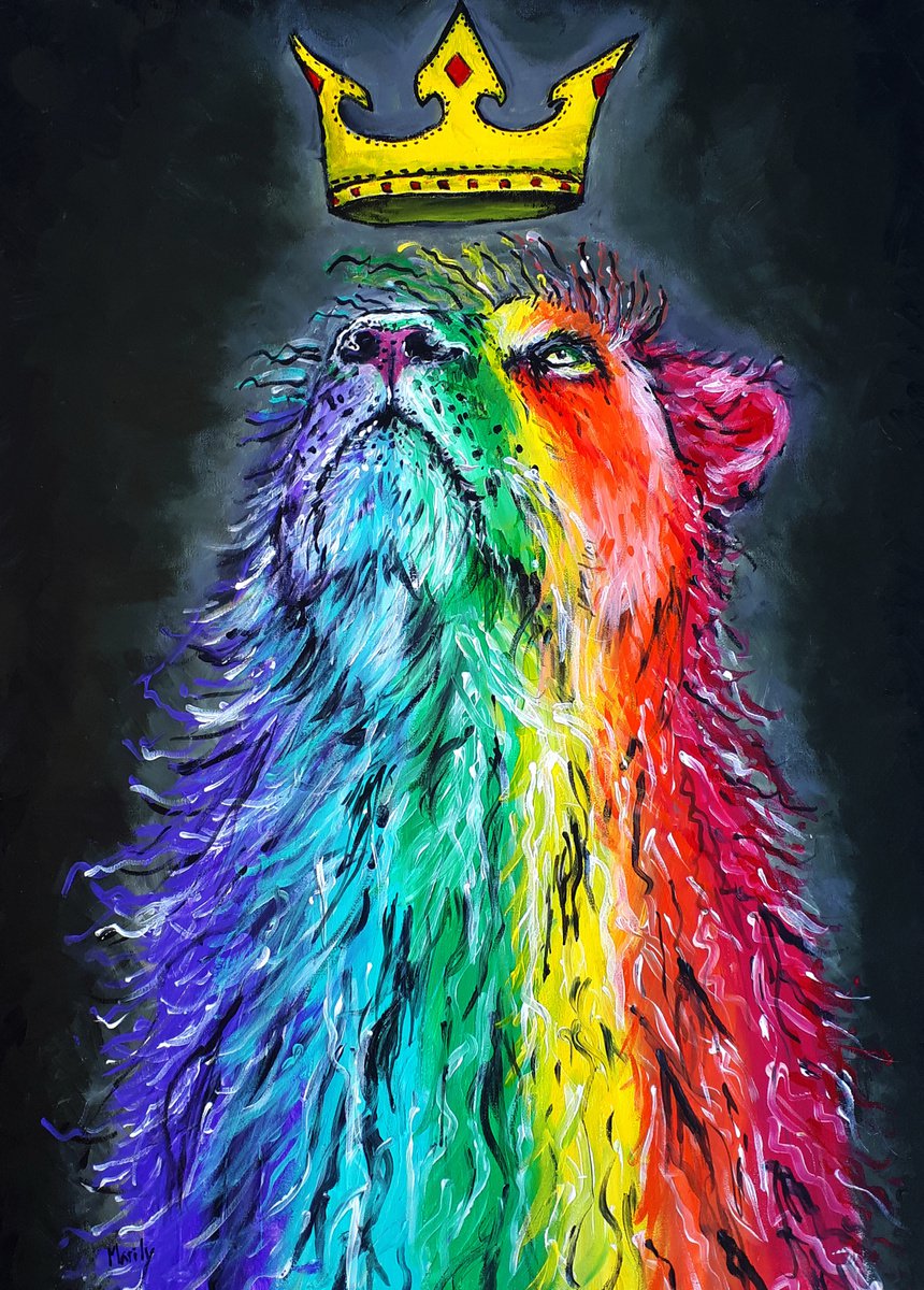Rainbow king by Marily Valkijainen