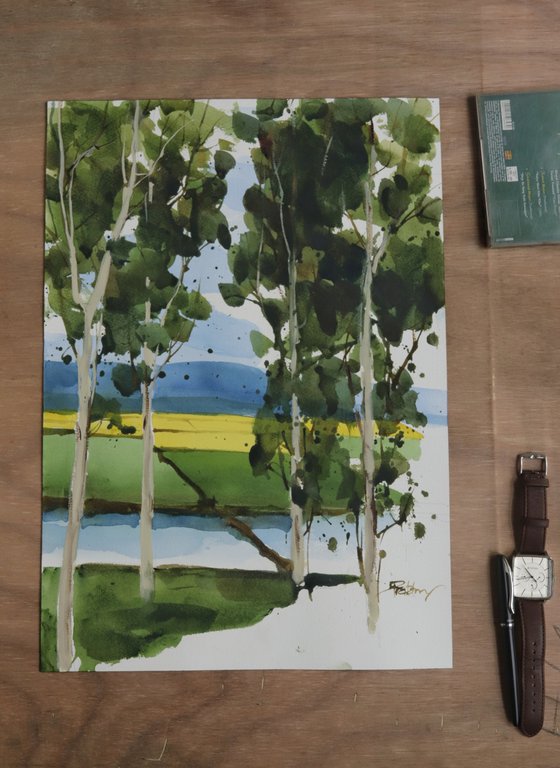 Yellow green composition 2