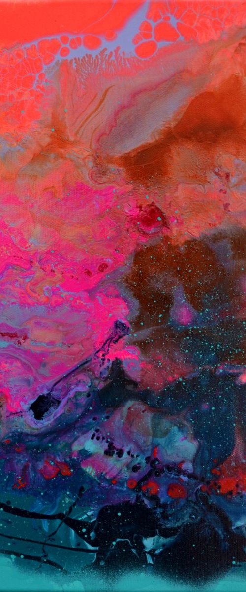The 3rd Movement - Abstract Painting - Ready to Hang, Hotel and Restaurant Wall Decoration by Soos Tiberiu