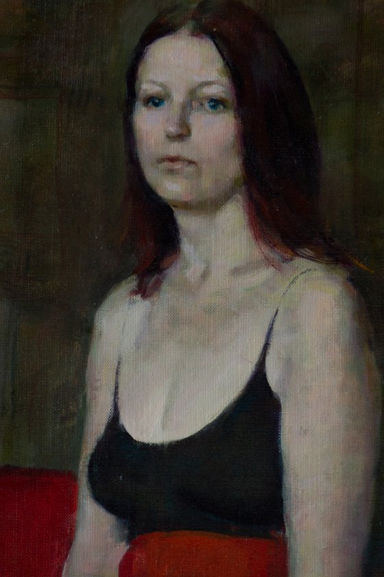 Red on white, white on red