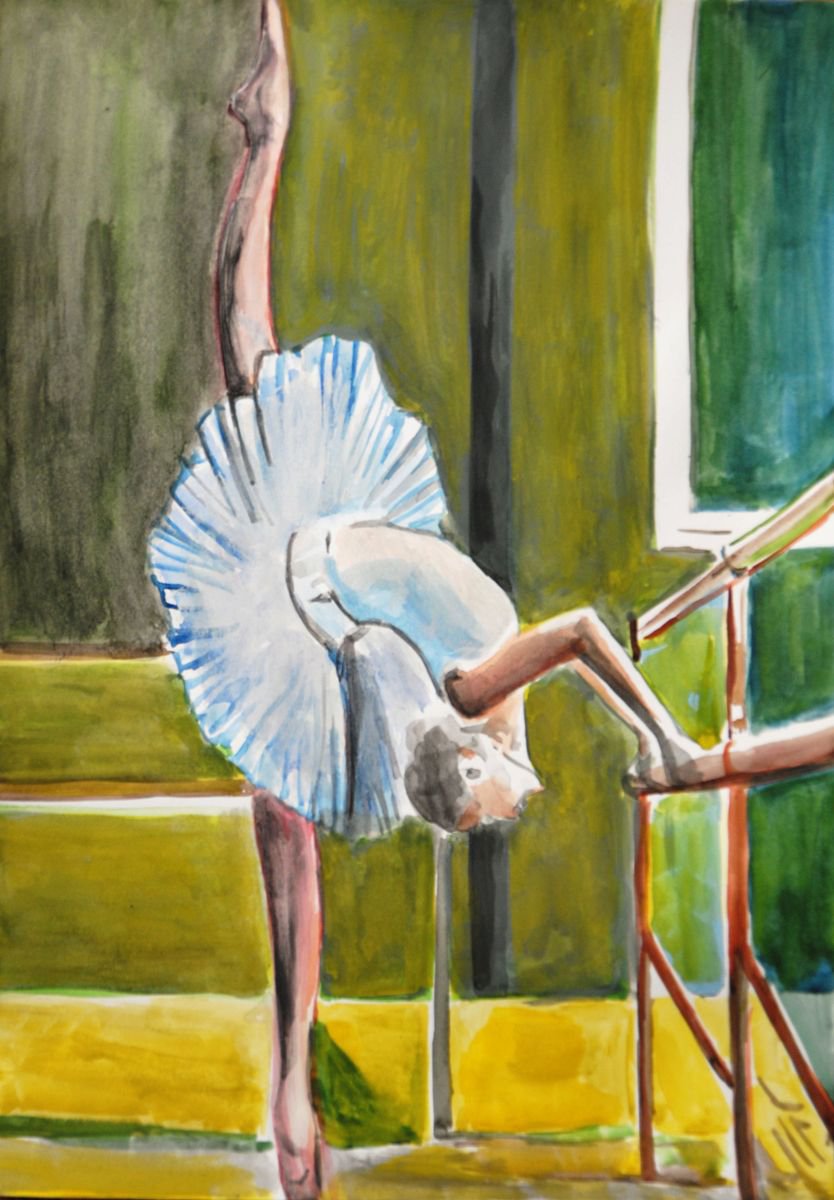 Ballerina #28 / 42 X 29.7 cm by Alexandra Djokic