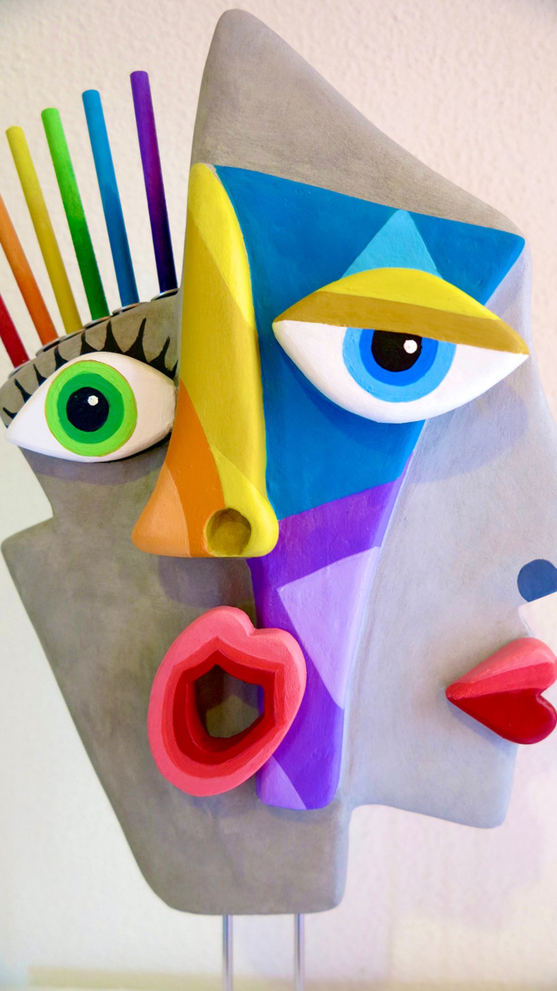 Soul expressions Mixedmedia sculpture by Marilene Salles Artfinder