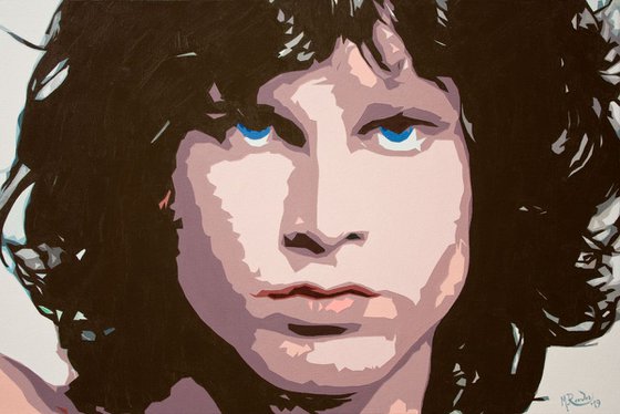 Portrait of Jim Morrison - Light My Fire
