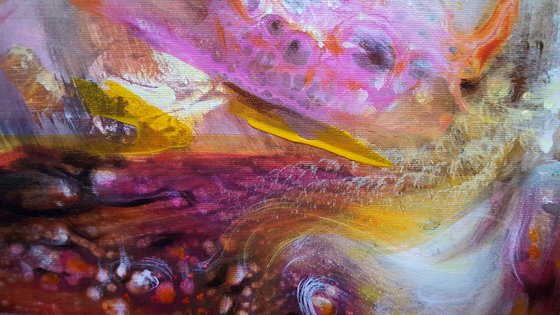 LATE AUTUMN AND A GREAT DESIRE TO LOVE ORIGINAL LARGE MINDSCAPE DREAMSCAPE BY KLOSKA
