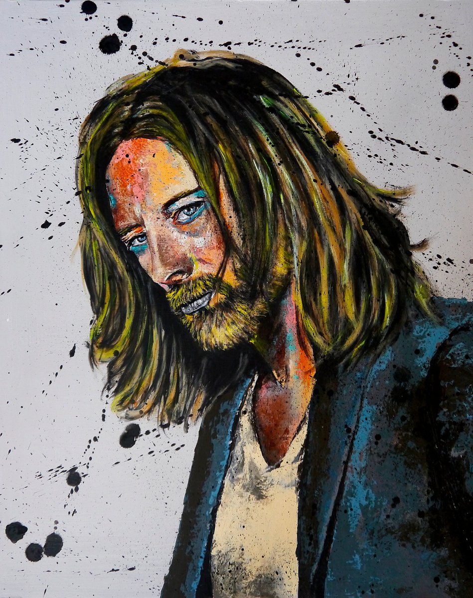 Portrait Thom Yorke Celebrity POP Radiohead 2021 by Bazevian DelaCapucinire