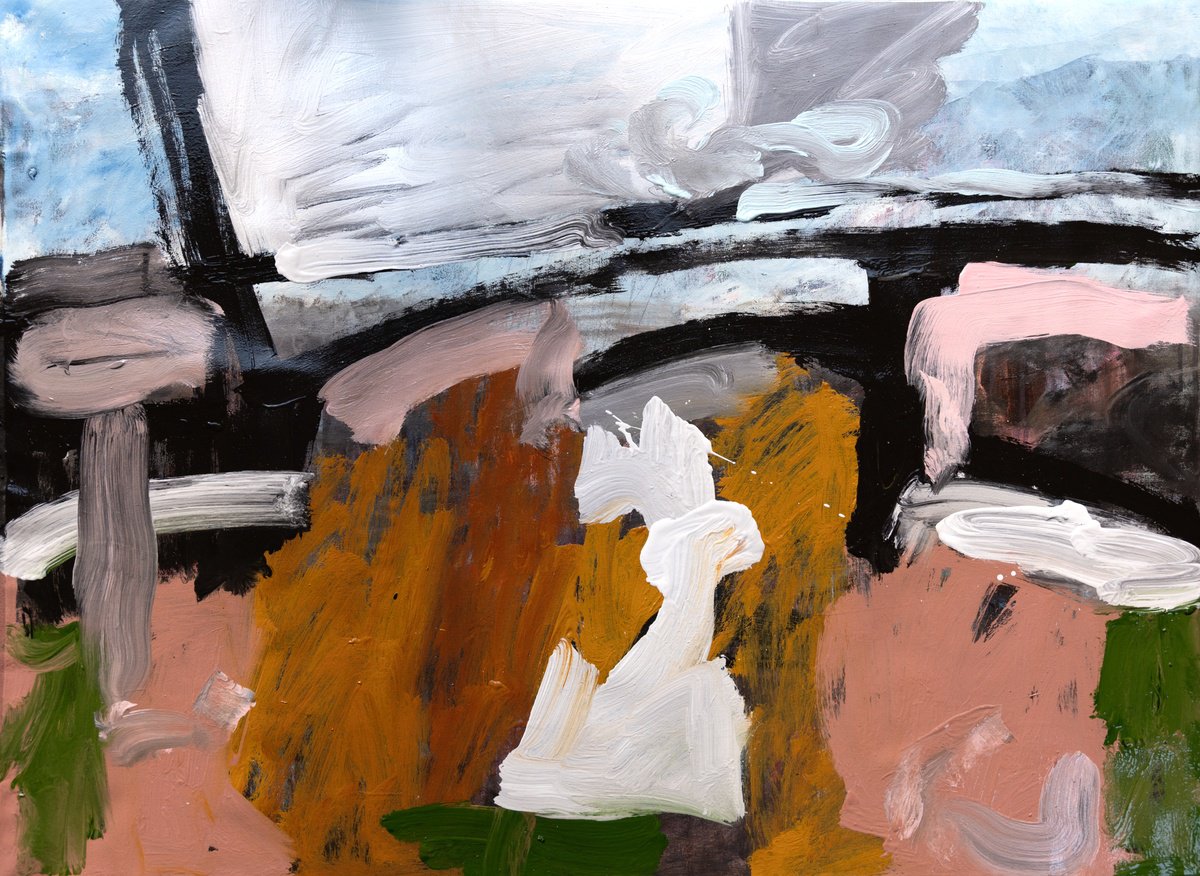 Forbidden Energy; Ochre By Elizabeth Anne Fox, 40 X 30, Artwork For Sale On Artfinder