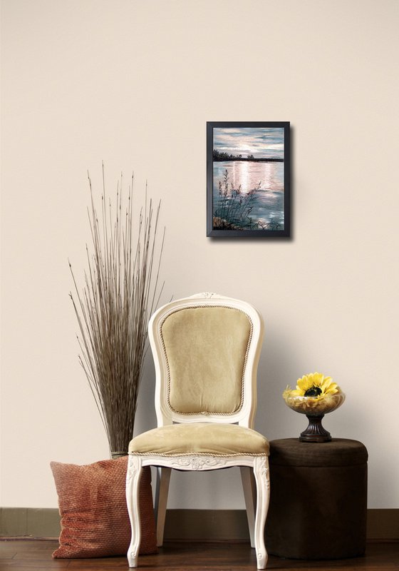 Evening Glow on the Lake