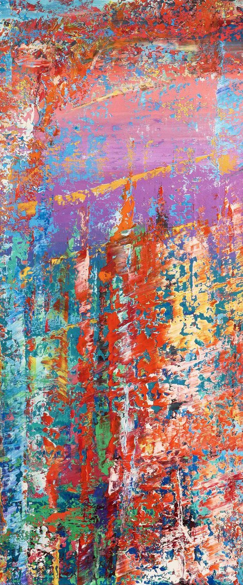 100x70cm | 39.4x27.5″ Abstract Painting Original Modern Art by Vadim Shamanov