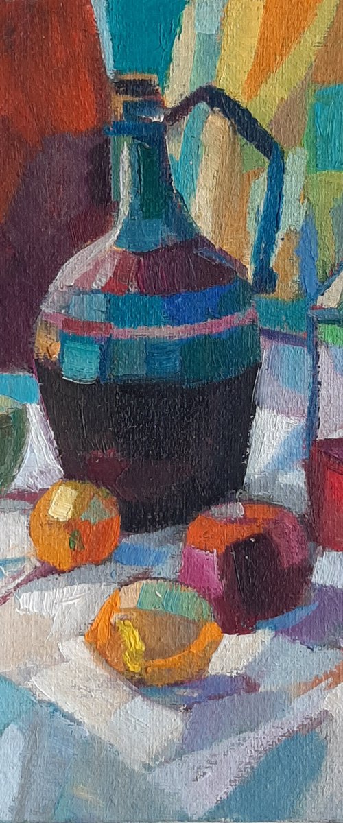 Still life with fruit by Maja Đokić Mihajlović