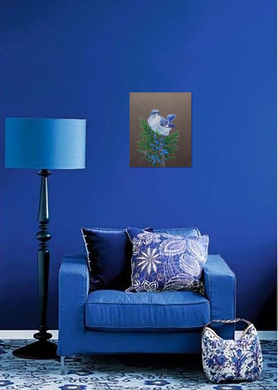 The Blue Bird on Juniper