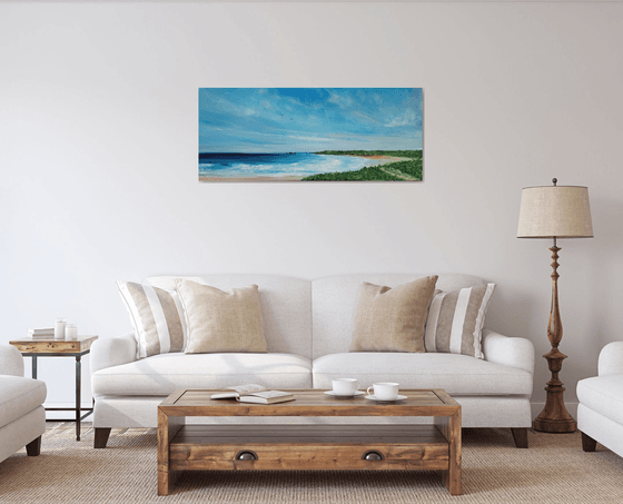 "Gwithian" - Cornish Seascape, Art, Skyscape