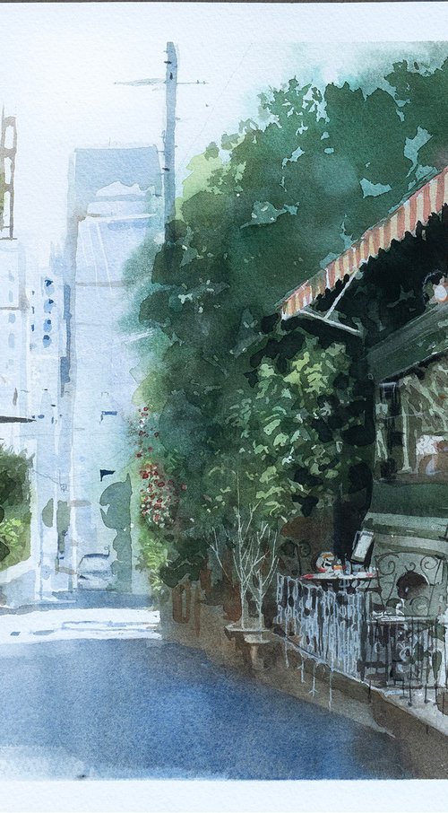 Hillside Street in Kitano, Kobe by Masato Watanabe