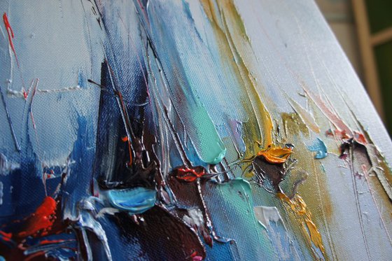 Custum orderfor a special client.  Sea charts, Abstract painting, Sailboats Painting