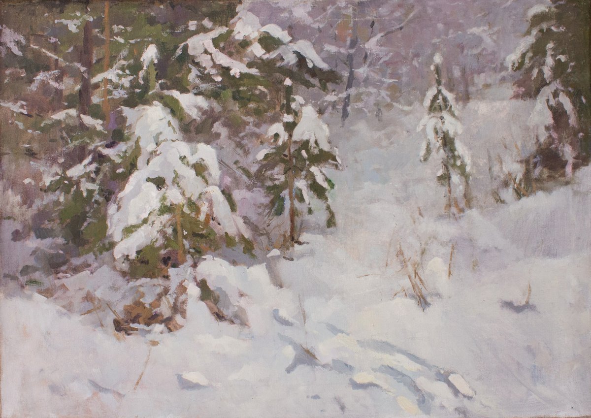 Winter forest by Ekaterina Belaya
