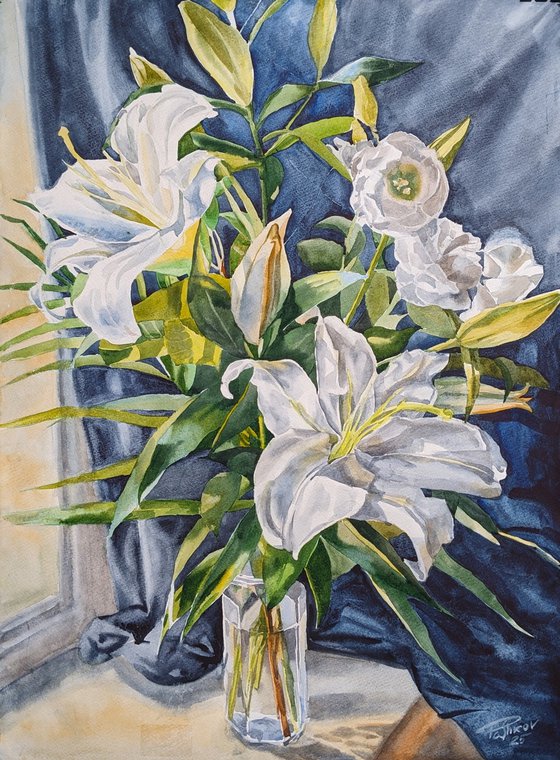 WHITE LILIES #7