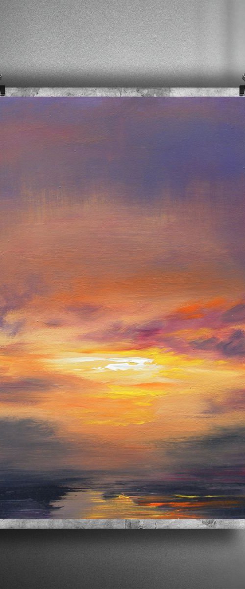 "River at dusk" by Ivan  Grozdanovski