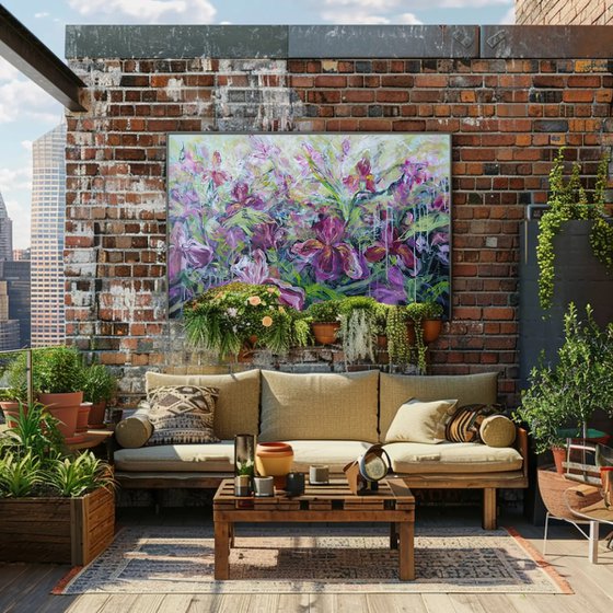 Whispers of Flowers. Floral landscape