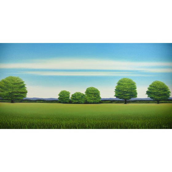 Green Trees - Blue Sky