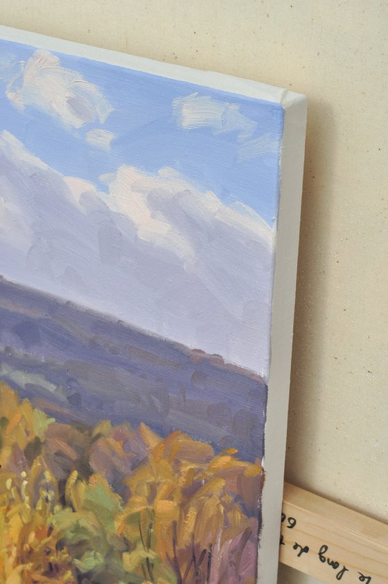 The Loire at Coubon, autumn light