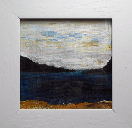 Scottish Highlands - Loch Carron Dawn Framed Painting