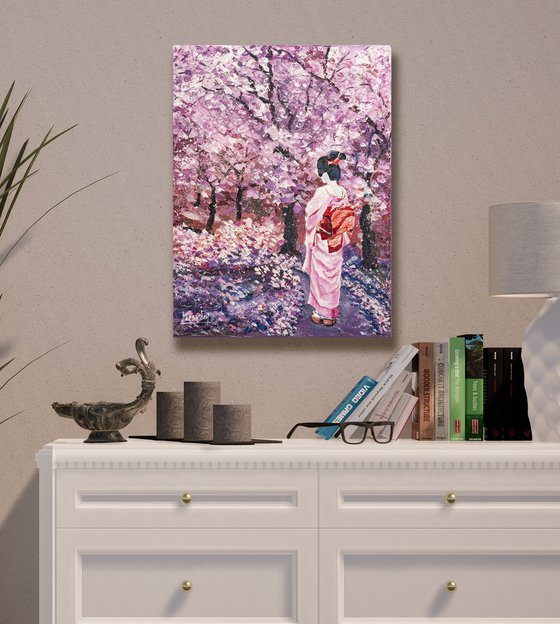Blooming cherry