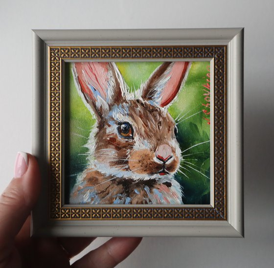 Bunny Miniature Painting