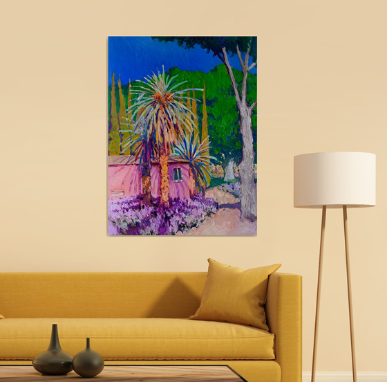 Pink House in the Park