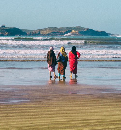 3 Ladies on a Beach by Marc Ehrenbold