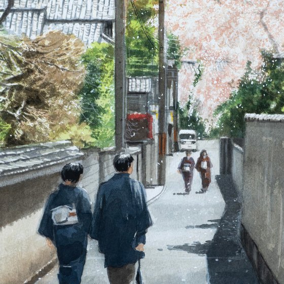 Spring Walk in Sagano, Kyoto