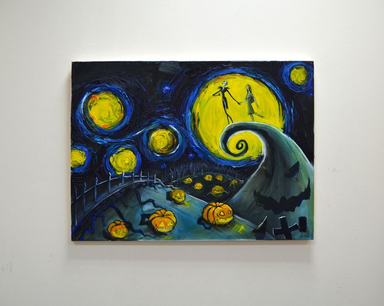 Nightmare Before Christmas Oil Painting Artfinder