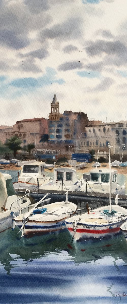 Boats, Palamos, Spain by Eugenia Gorbacheva