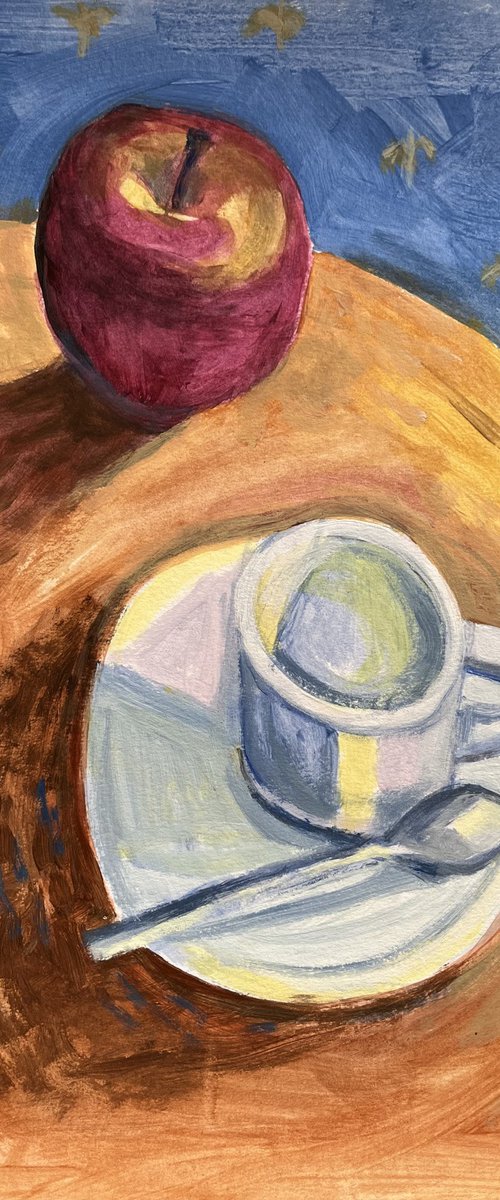 Italian apple and espresso cup by Christine Callum  McInally