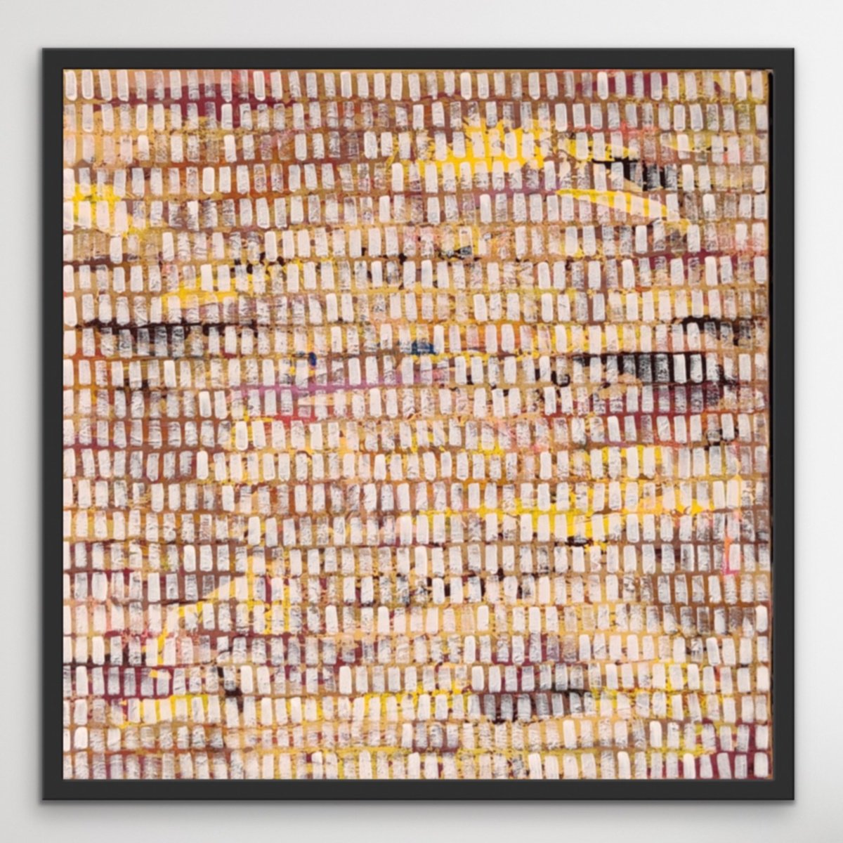 Abstract Acrylic Painting By Ketki Fadnis, 20 X 20", Reflection, Original Artwork