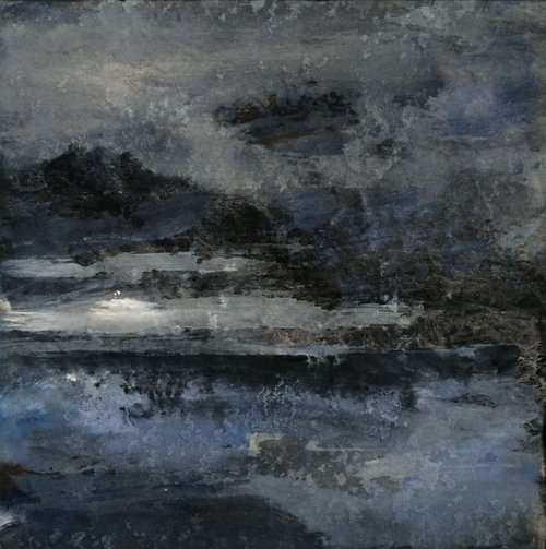 Stormy Dark Sea by Gesa Reuter