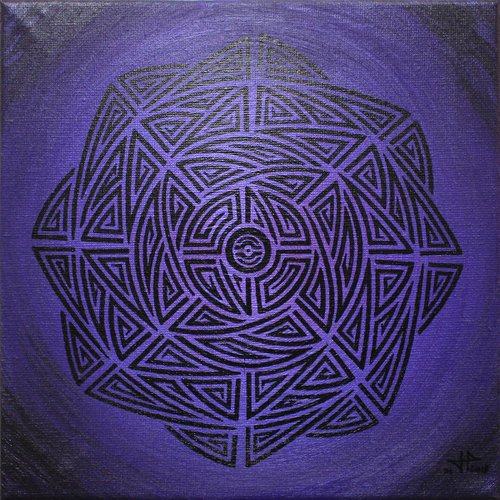 Tribal purple by Jonathan Pradillon