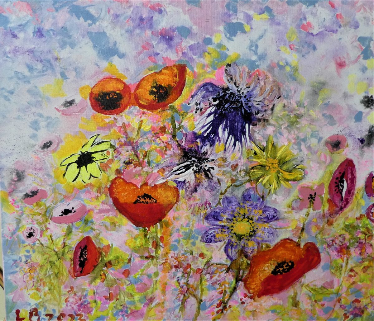 Summer Poppies by Lesley Blackburn