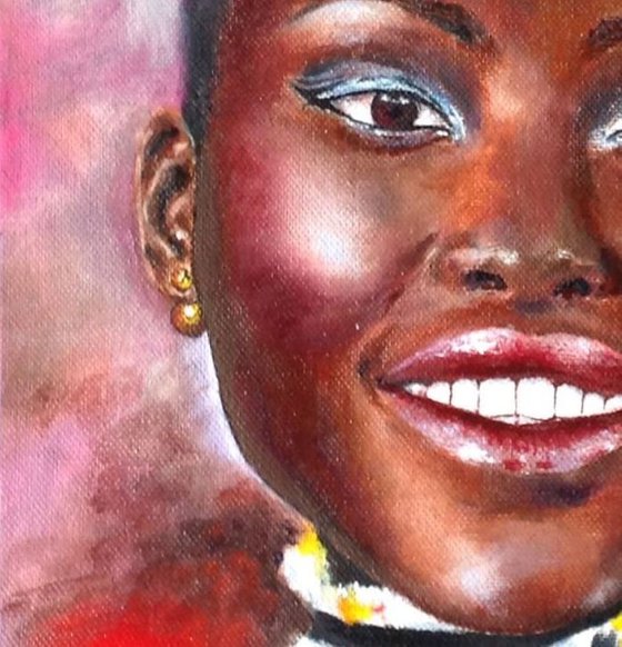 Dazzling beauty - african girl portrait