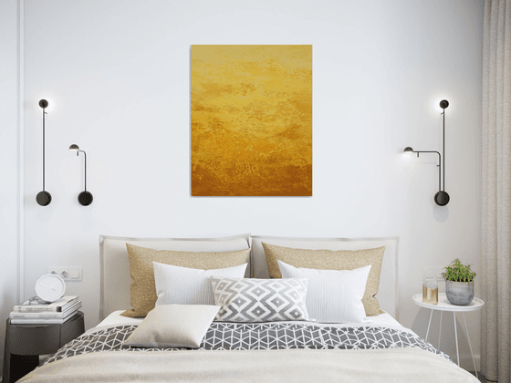 Honey Nectar - Modern Yellow Abstract