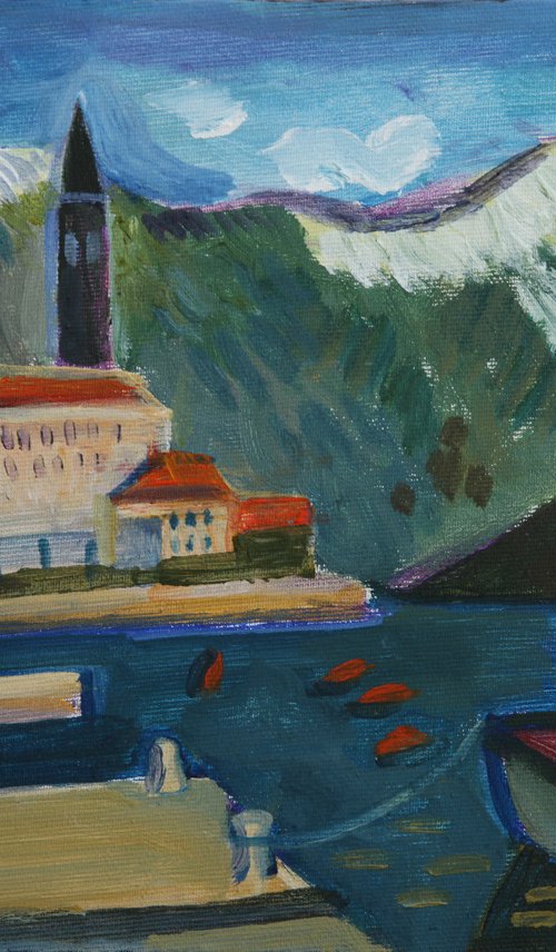 Perast by Marina Gorkaeva