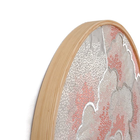 Sakura ~Ephemerality~ (Kimono Upcycled )