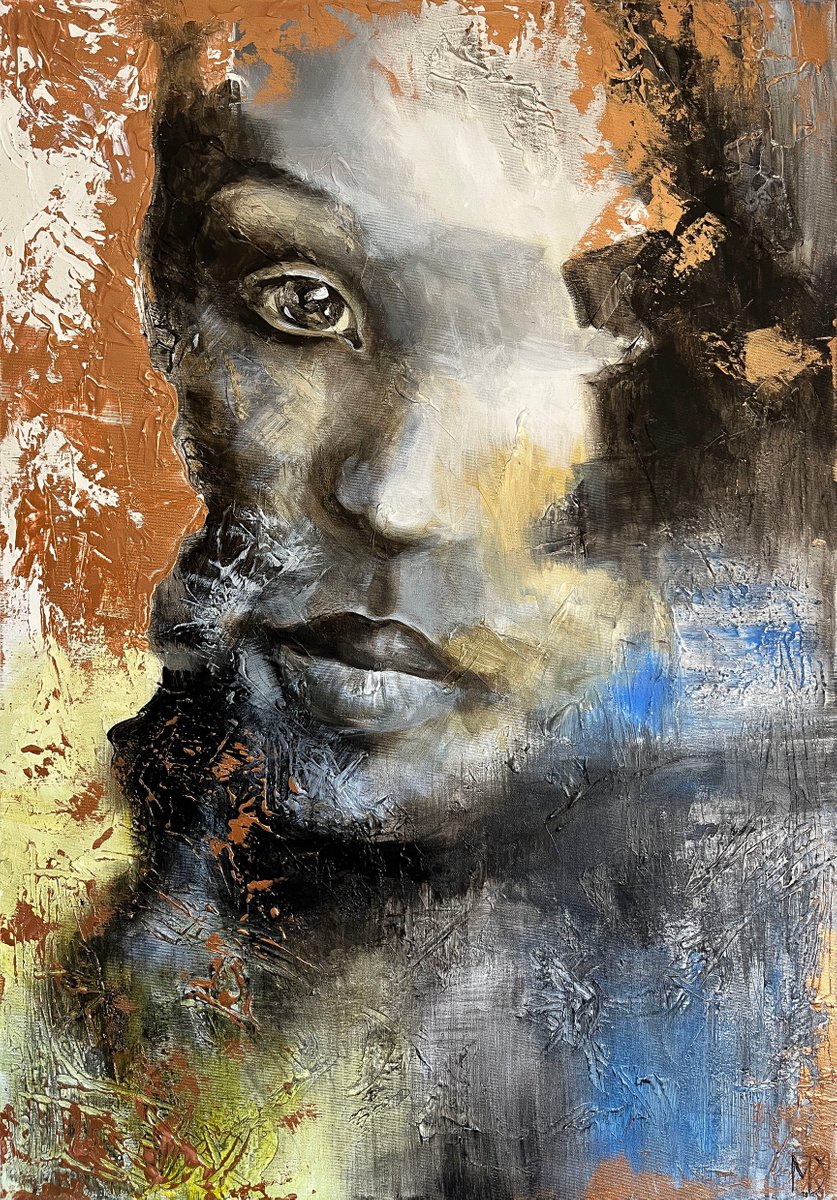 Stranger Female Face By Maria Kireev, 28 X 39, Artwork For Sale On Artfinder