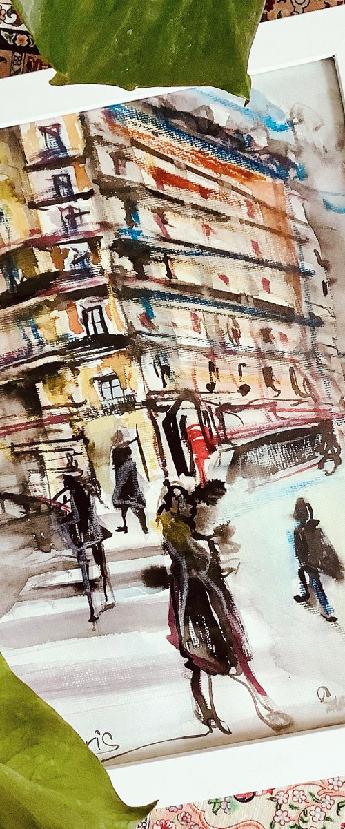 A Street in Paris by Mari Skakun